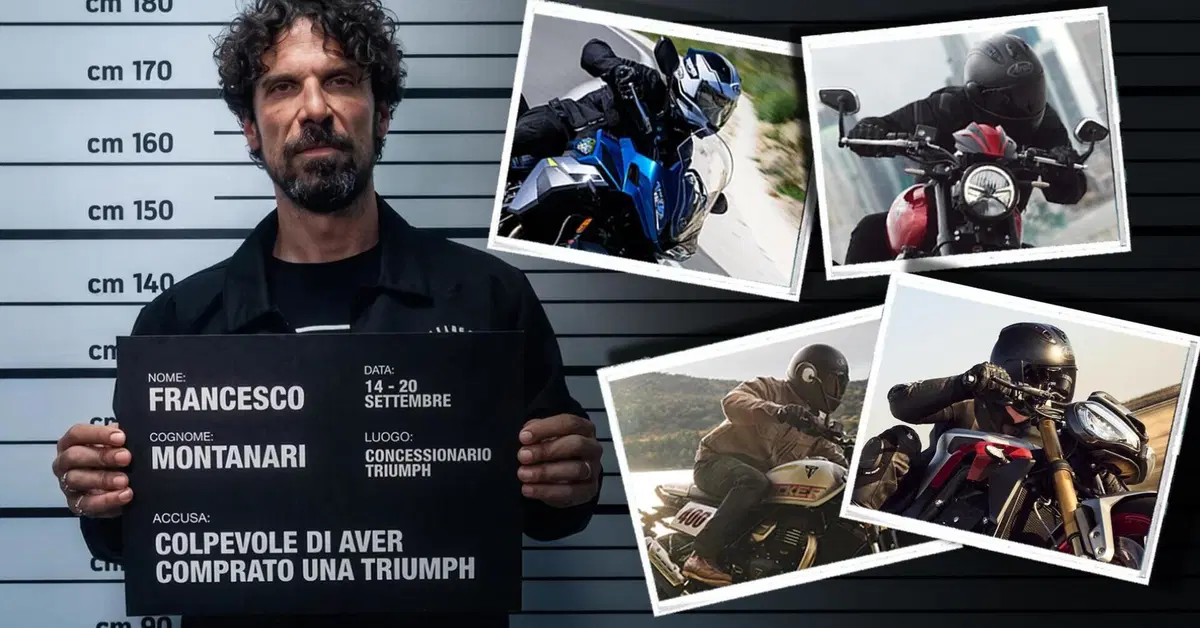 Torna 'For the Ride Week' di Triumph, con un testimonial d'eccezione: Francesco Montanari