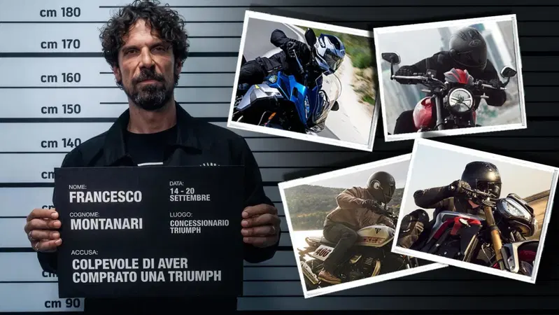 Torna 'For the Ride Week' di Triumph, con un testimonial d'eccezione: Francesco Montanari