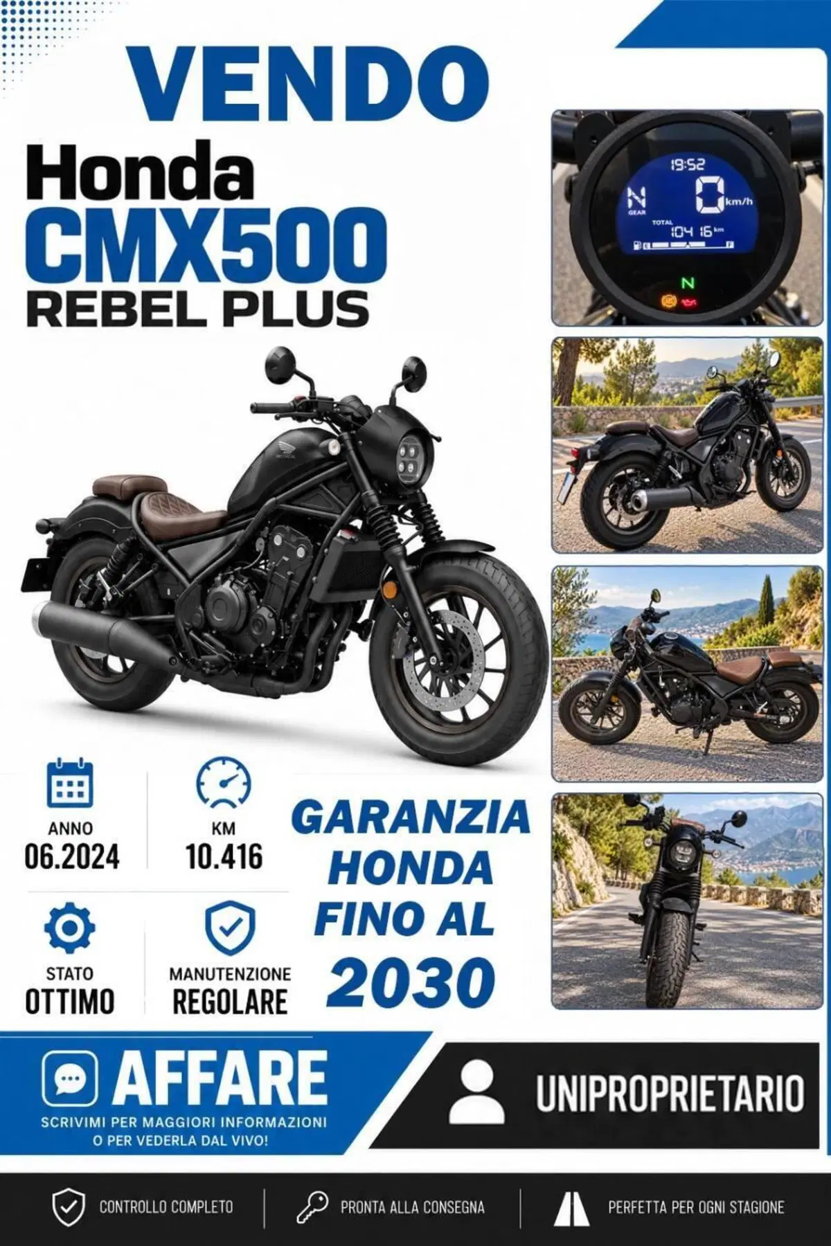 Honda CMX 500 Rebel + Special Edition (2022 - 24)