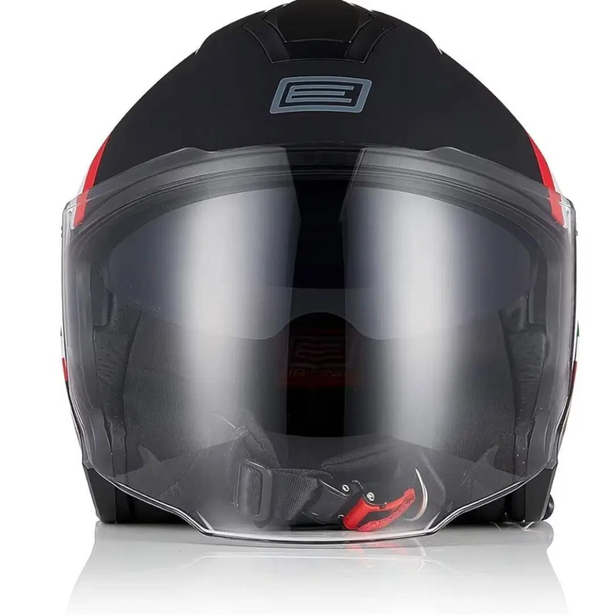 Casco Origine Jet M 57-58 nero tricolore con doppi (3)