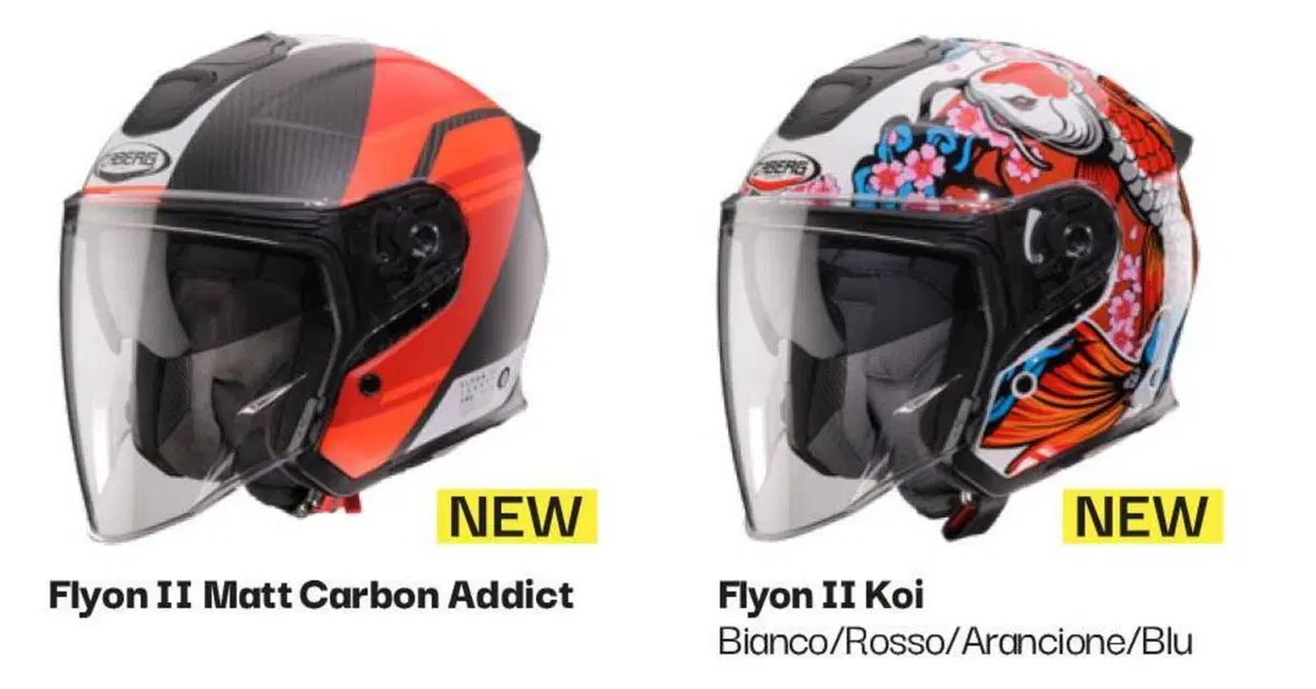 Caberg Flyon II: ispirazione giapponese e anima carbon 