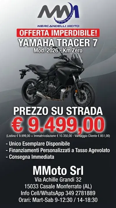 Yamaha Tracer 7 (2025 - 26) nuova