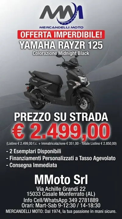 Yamaha RayZR (2024 - 26) nuova