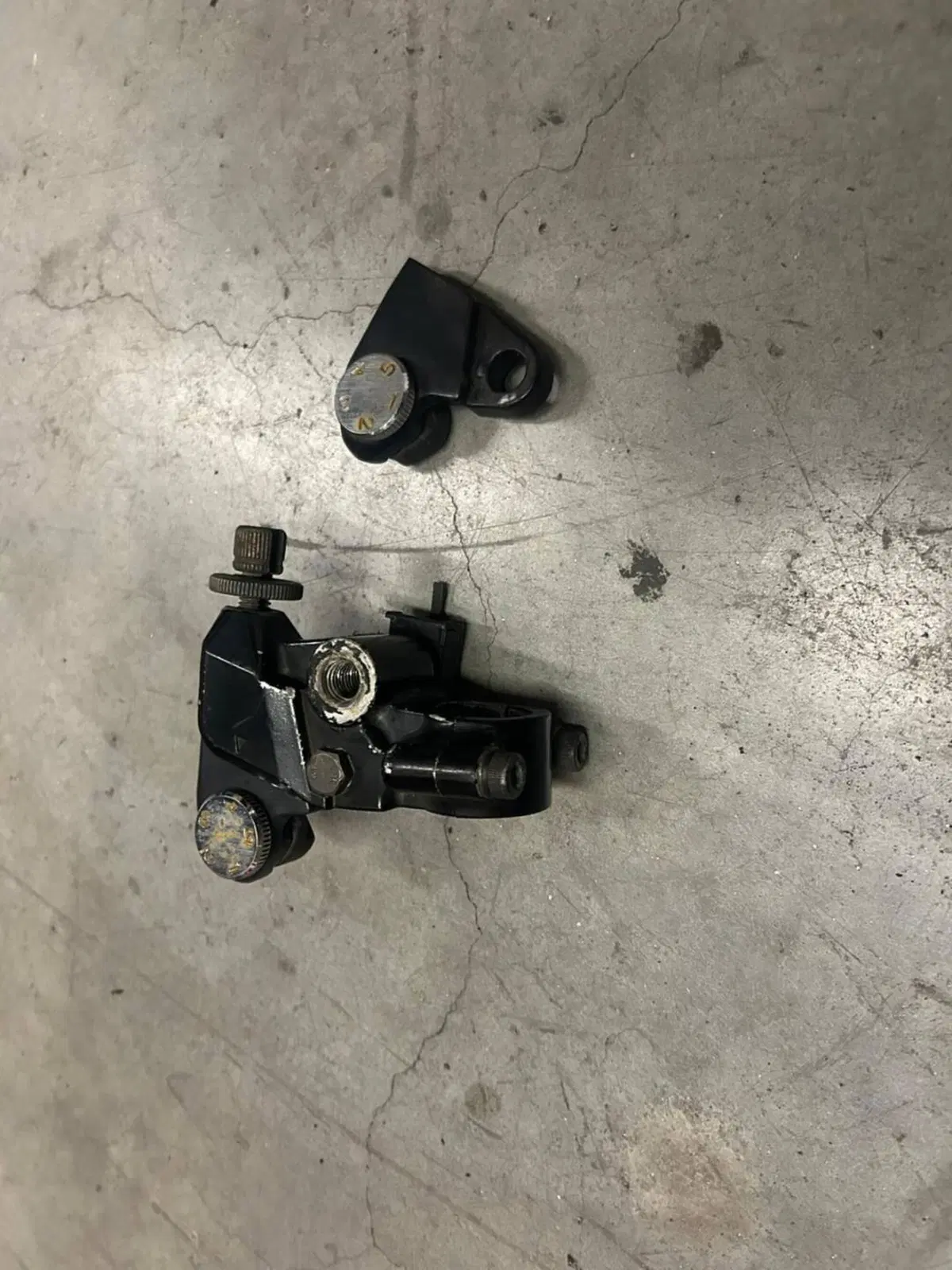 Regolatore leva frizione completo di supporto / Re Kawasaki (3)