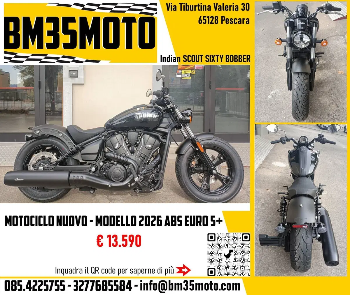 Indian Scout Sixty 999 Bobber (2025 - 26)