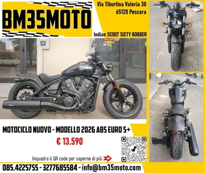 Indian Scout Sixty 999 Bobber (2025 - 26) nuova