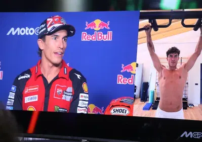MotoGP 2026. GP di San Marino a Misano. Marc Márquez ha spiegato la foto del braccio: 'Ero stanco di parlarne, sono stato onesto, sto così, ma mi sento competitivo'
