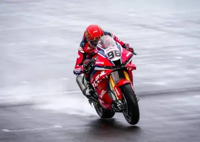 SBK. La pioggia interrompe i test di Cremona