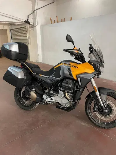tris valigie originali moto guzzi stelvio