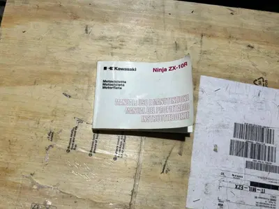 Libretto uso e manutenzione Kawasaki Ninja ZX-10R