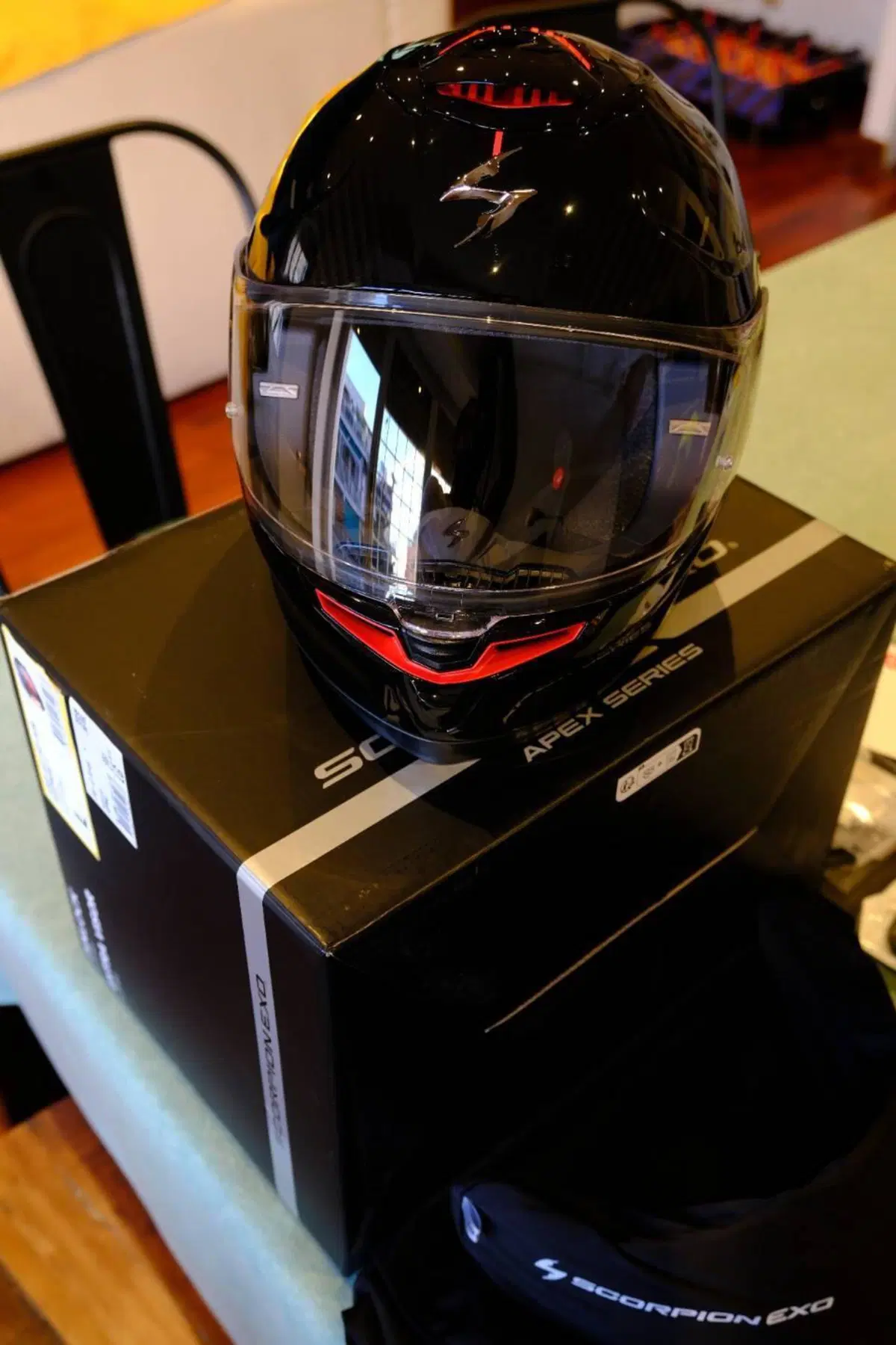 Scorpion EXO-GT SP Air Full Carbon taglia L – 1 us Scorpion Helmets (5)