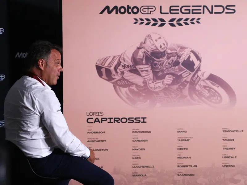 Loris Capirossi a Misano è stato nominato MotoGP Legend