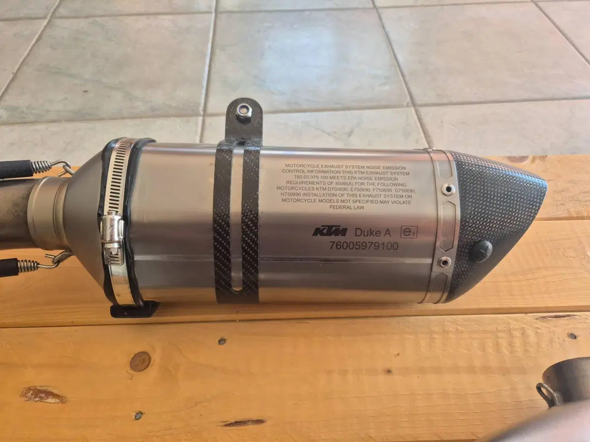 Kit evo ktm akrapovic Duke 690 12-19 (3)