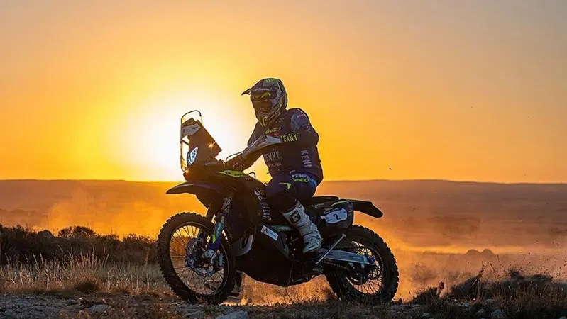 Baja España Aragón. Vincono Santolino, Sherco, e Ferreira, Toyota
