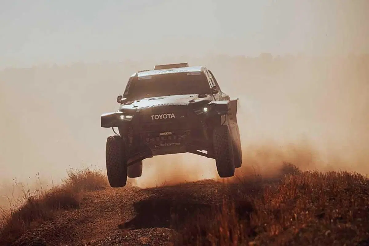 Baja España Aragón. Vincono Santolino, Sherco, e Ferreira, Toyota (8)