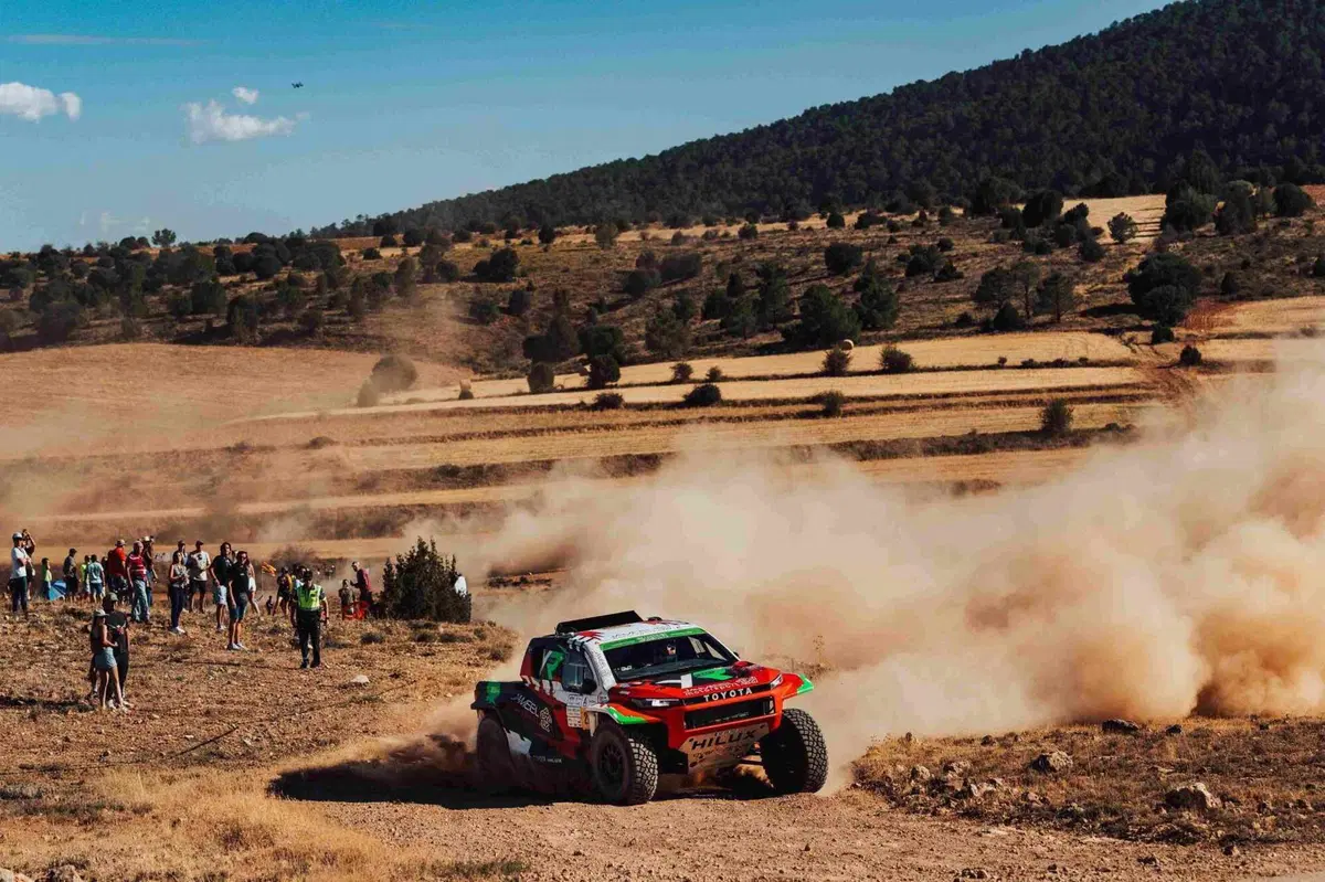 Baja España Aragón. Vincono Santolino, Sherco, e Ferreira, Toyota (21)