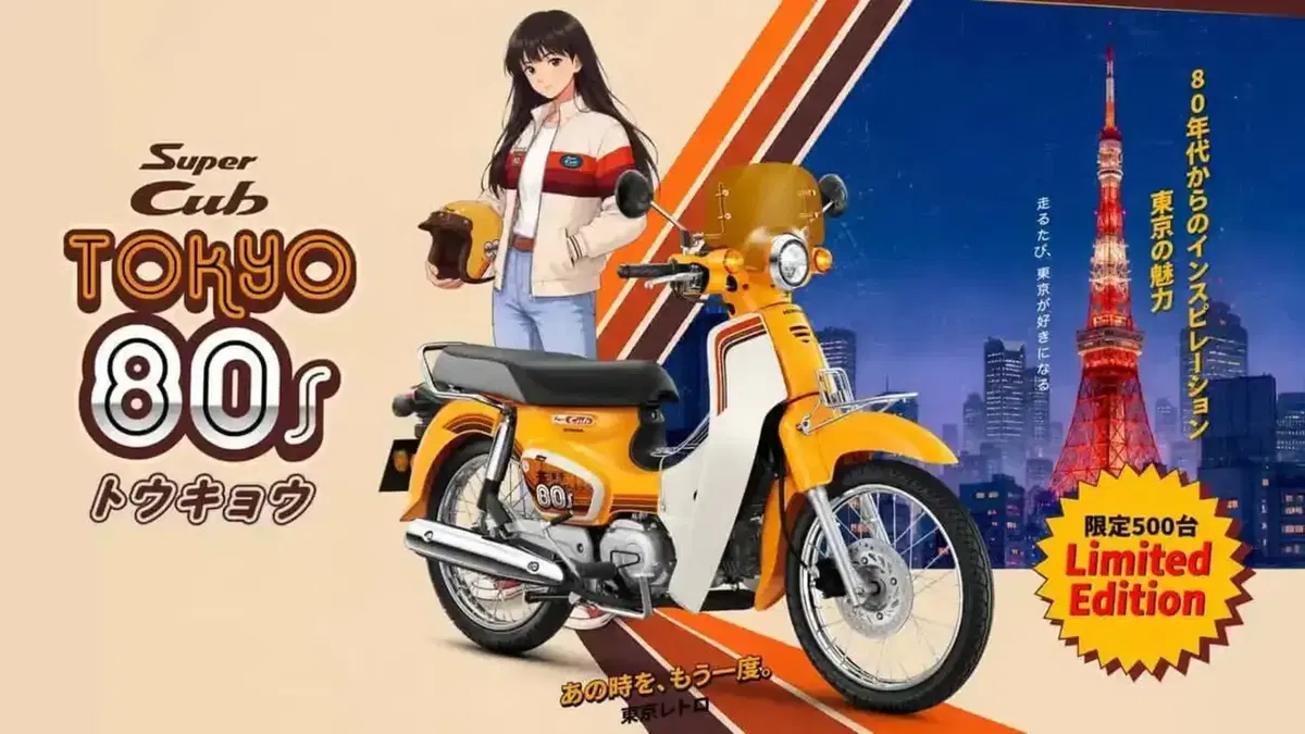 Honda Super Cub Tokyo 80s Limited Edition, che spettacolo! (5)