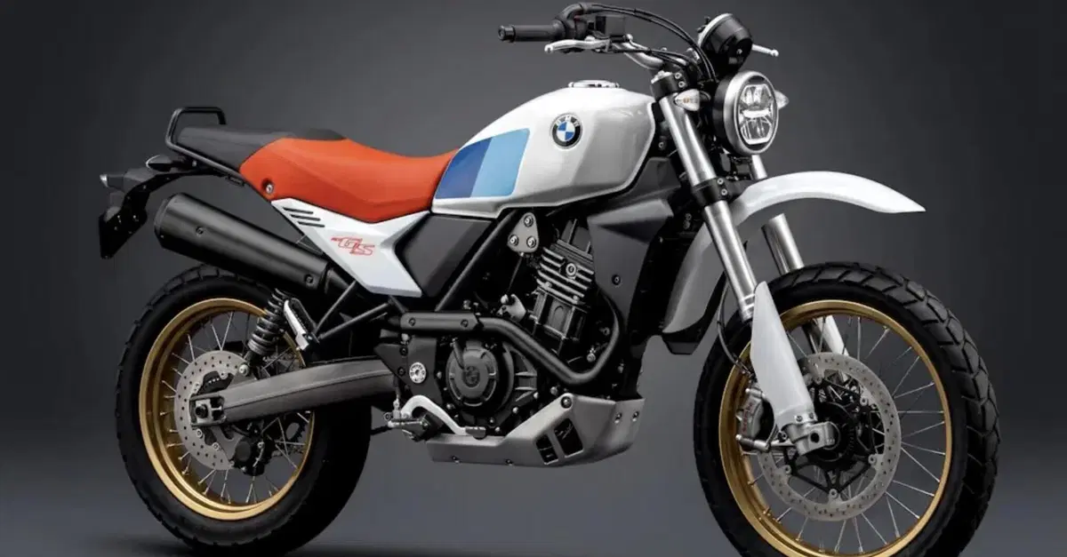 Una piccola BMW GS in salsa retrò: il sogno del designer Oberdan Bezzi