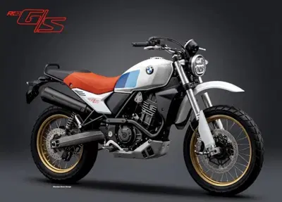 Una piccola BMW GS in salsa retrò: il sogno del designer Oberdan Bezzi