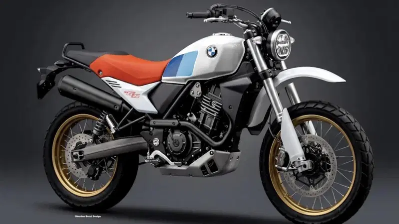 Una piccola BMW GS in salsa retrò: il sogno del designer Oberdan Bezzi