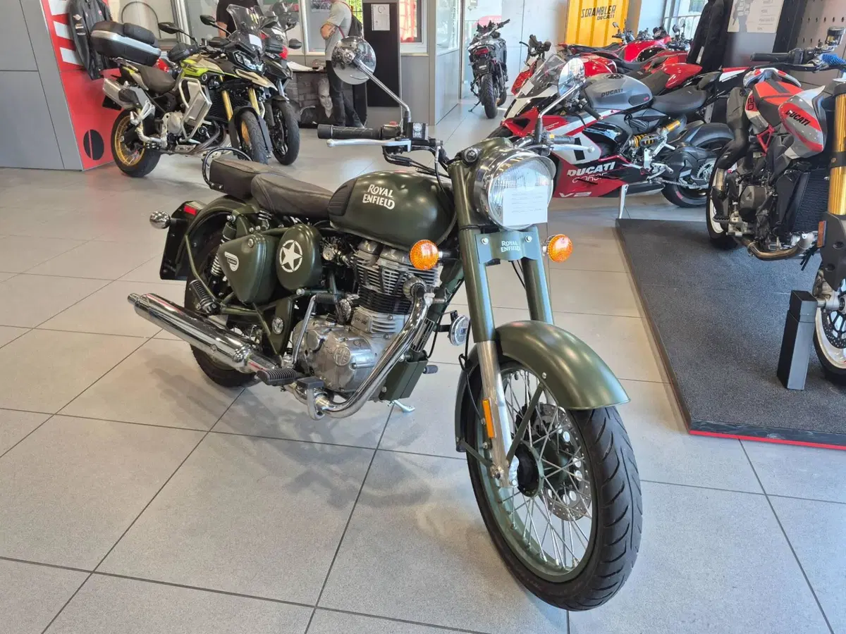 Royal Enfield Bullet 500 Classic EFI - Battle Green (2011 - 16) (2)