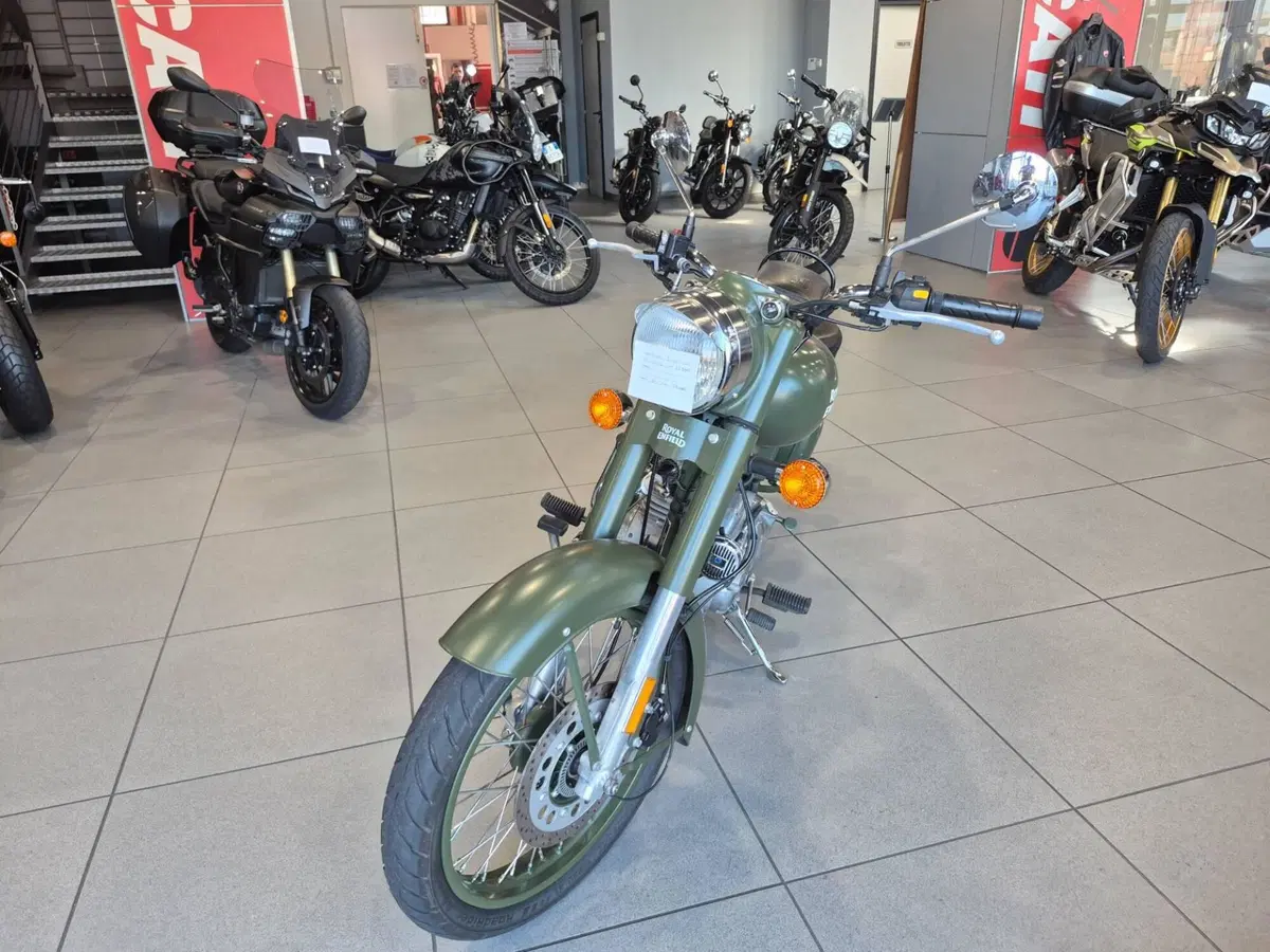 Royal Enfield Bullet 500 Classic EFI - Battle Green (2011 - 16) (3)