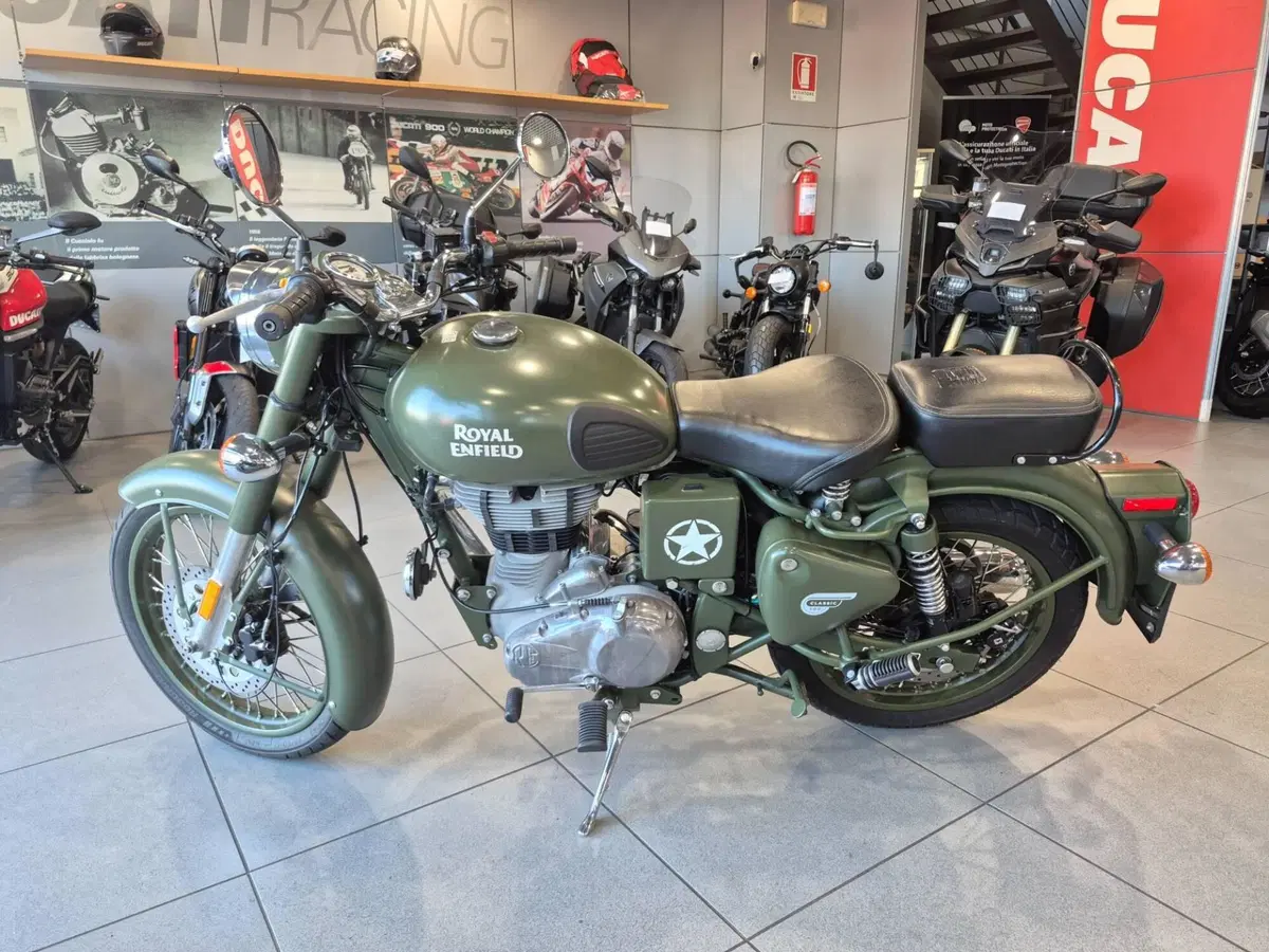 Royal Enfield Bullet 500 Classic EFI - Battle Green (2011 - 16) (4)
