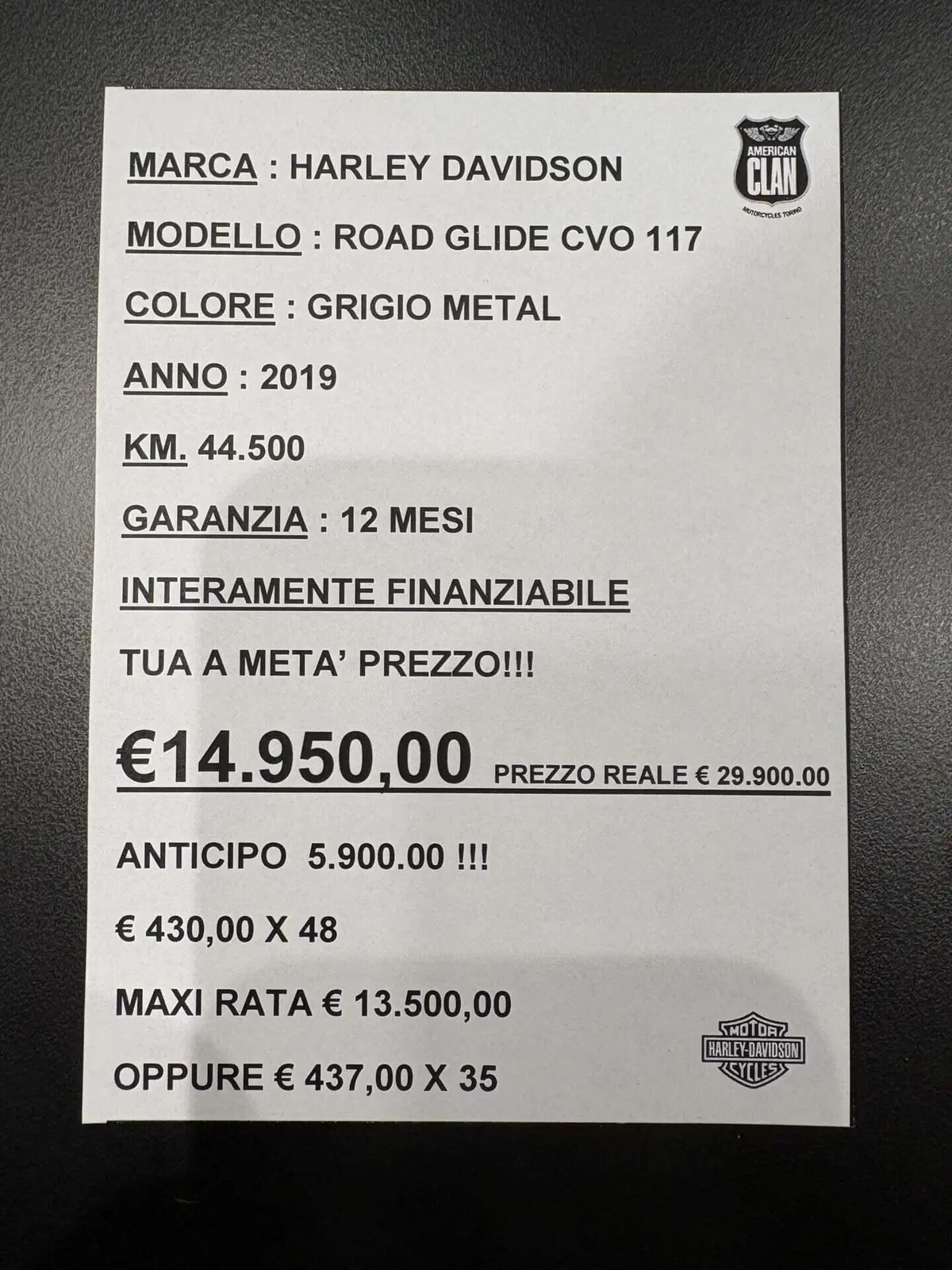 Harley-Davidson 117 Road Glide (2018 - 19) - FLTRXSE (2)