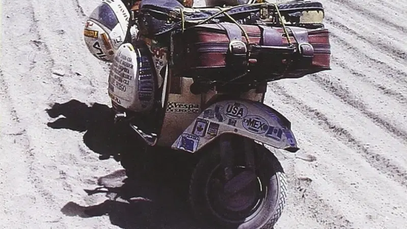 Libri per motociclisti: "In Vespa"
