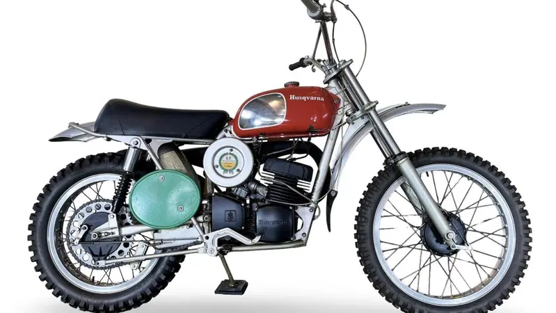 All'asta (ancora) la Husqvarna 250 Motocrosser che fu di Steve McQueen