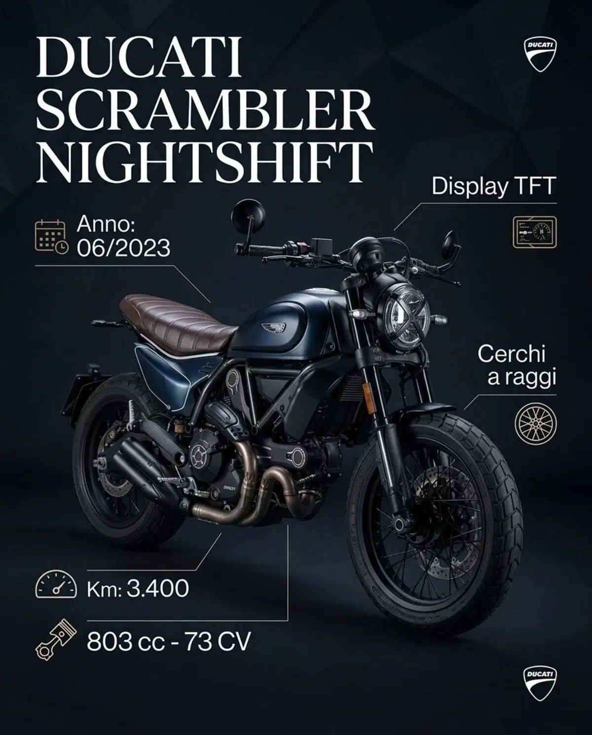 Ducati Scrambler 800 Nightshift (2023 - 24) (6)