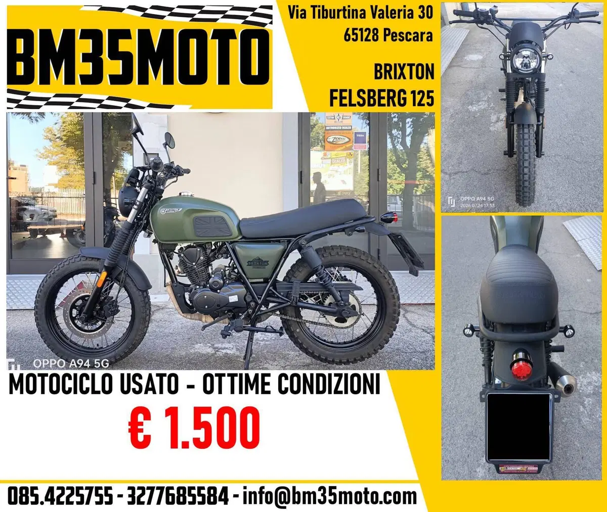 Brixton Motorcycles Felsberg 125 ABS (2021 - 25)