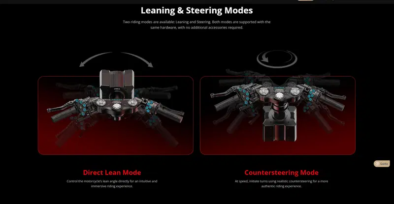 Il manubrio può simulare la piega oppure lo sterzo posizionando con una differente inclinazione la base