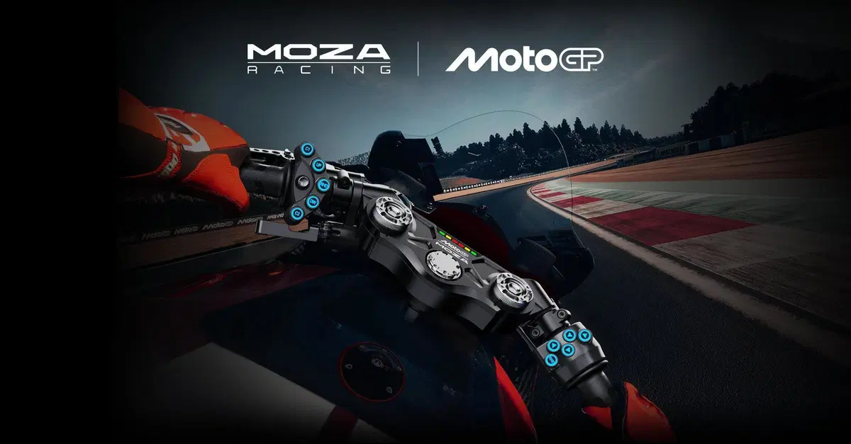 MotoGP e MOZA presentano il primo manubrio Force Feedback