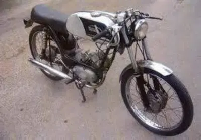 Italjet Moto mustan veloce d'epoca