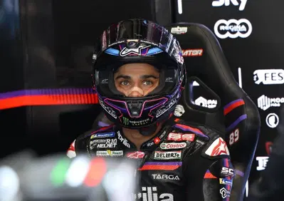 MotoGP, Jorge Martin rassicura sul braccio destro: 'Meglio di quanto mi aspettassi, sto guidando in modo normale. Pedro Acosta? Mi sento forte, ma non quanto lui'
