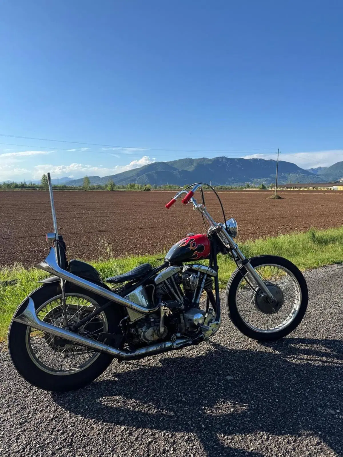 Harley-Davidson chopper Shovelhead 1340 (8)