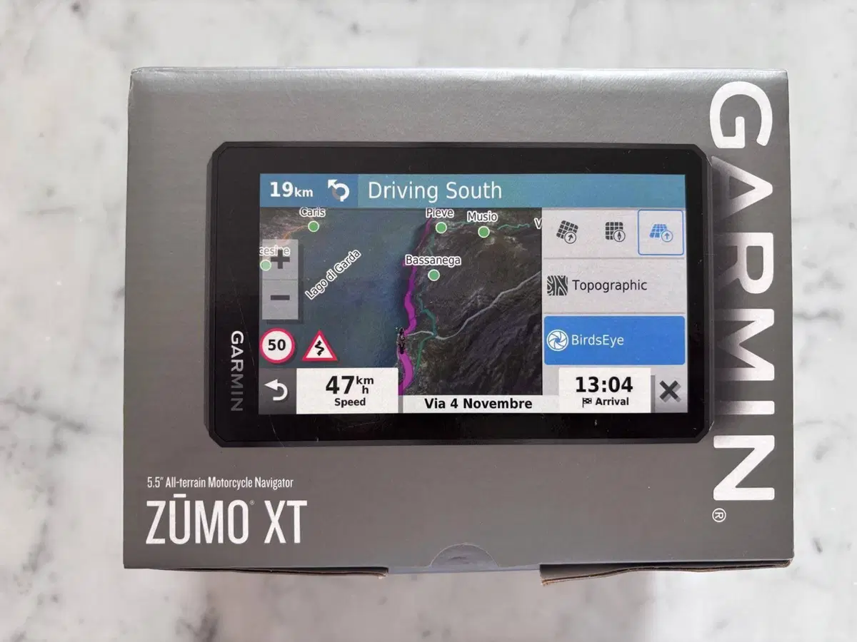 Navigatore moto GPS Garmin Zūmo XT XT 5’’ confezio