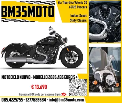 Indian Scout Sixty 999 Classic (2025 - 26) nuova