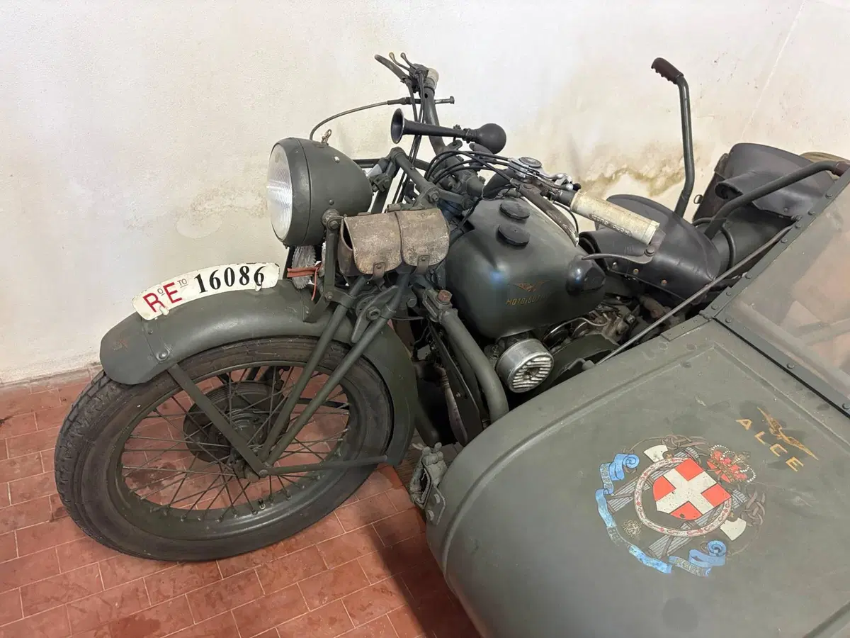 Moto Guzzi Alce 500 MEZZO MILITARE  (2)