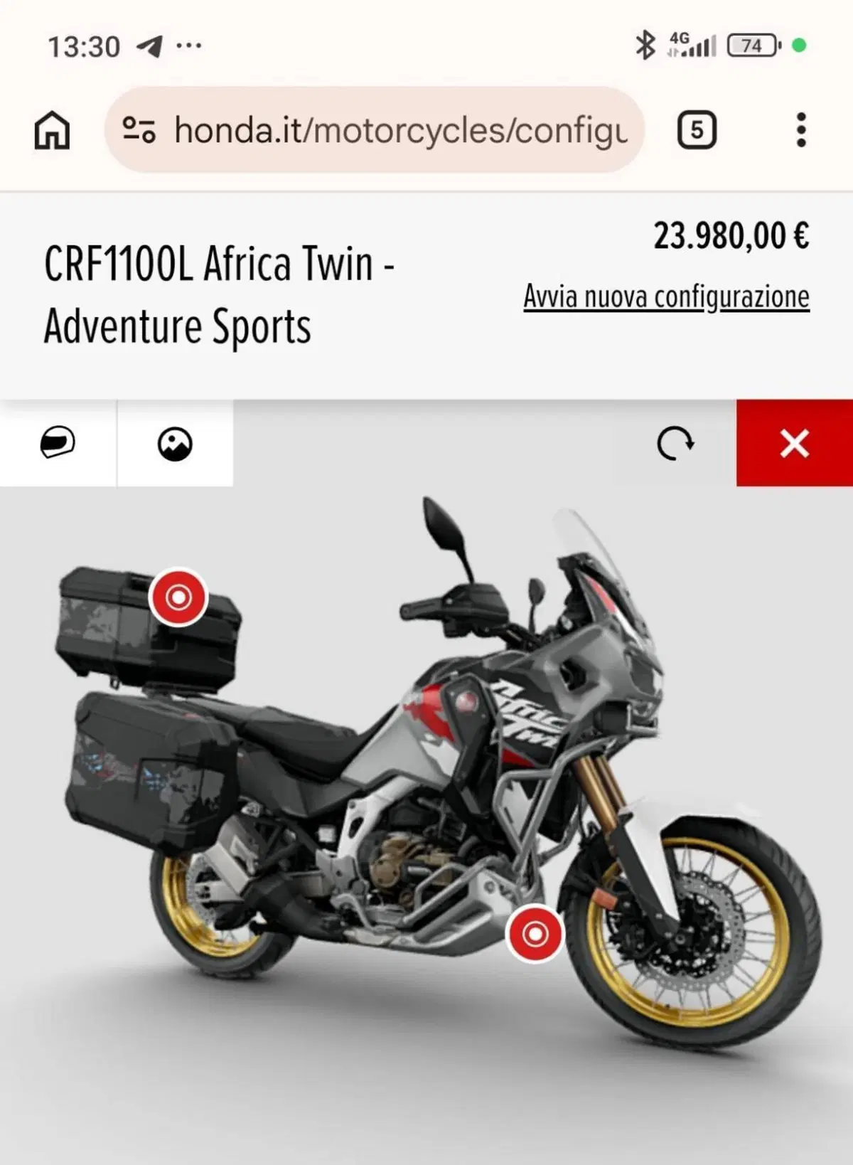 Honda Africa Twin CRF 1100L Adventure Sports DCT (2024 - 26) (7)