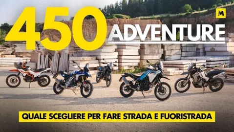 COMPARATIVA 450 ADVENTURE: qual è la migliore per fare STRADA e FUORISTRADA?