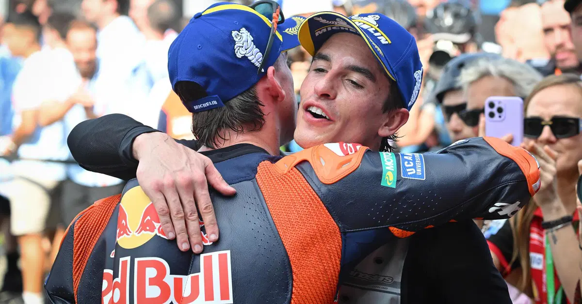 MotoGP, Marc Marquez sull'arrivo di Acosta in Ducati: 'Come gli altri compagni che ho avuto? No, penso che sia quello che mi può battere'