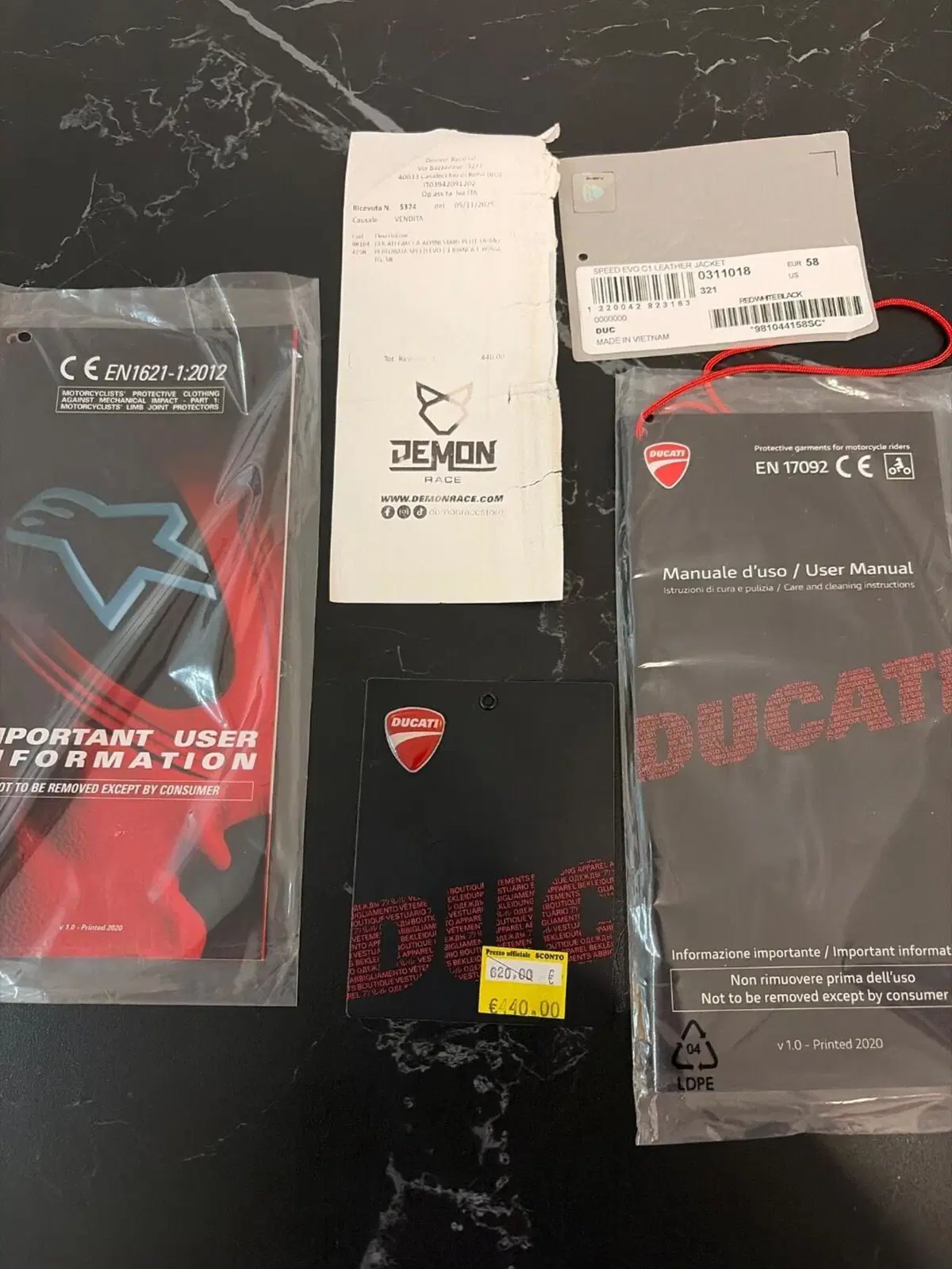 Ducati Speed Evo C1 Leather Jacket – Taglia 58 – D (5)
