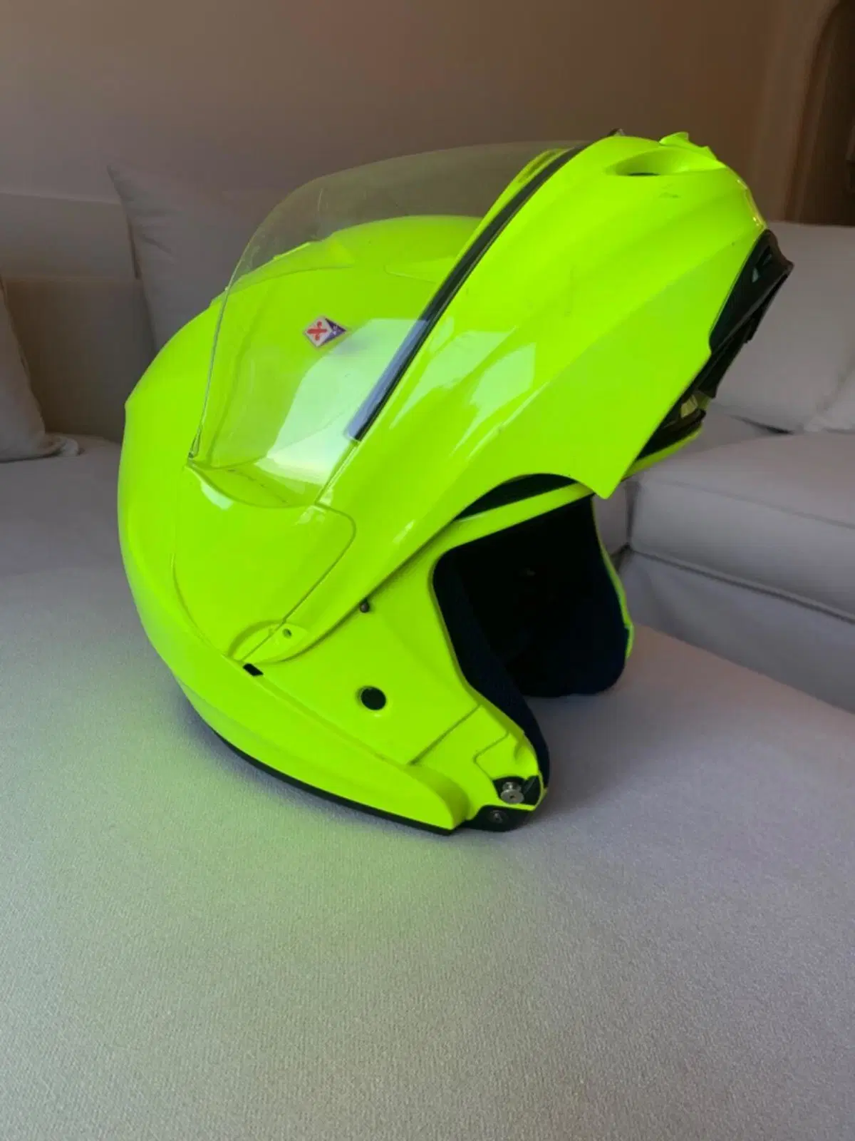 Casco SUOMY D2O Giallo Fluo - XXL Made in italy