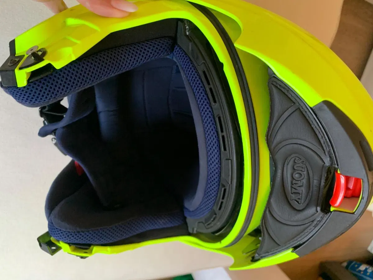 Casco SUOMY D2O Giallo Fluo - XXL Made in italy (6)