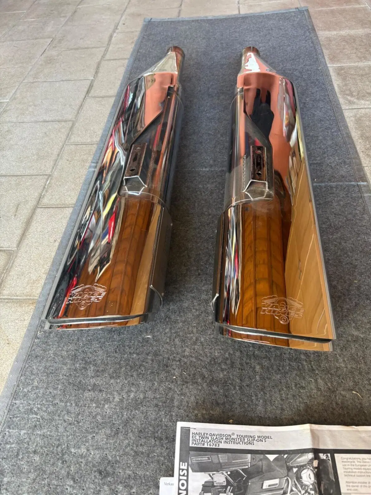 Scarichi vance & hines per harley touring 1690 e a (5)