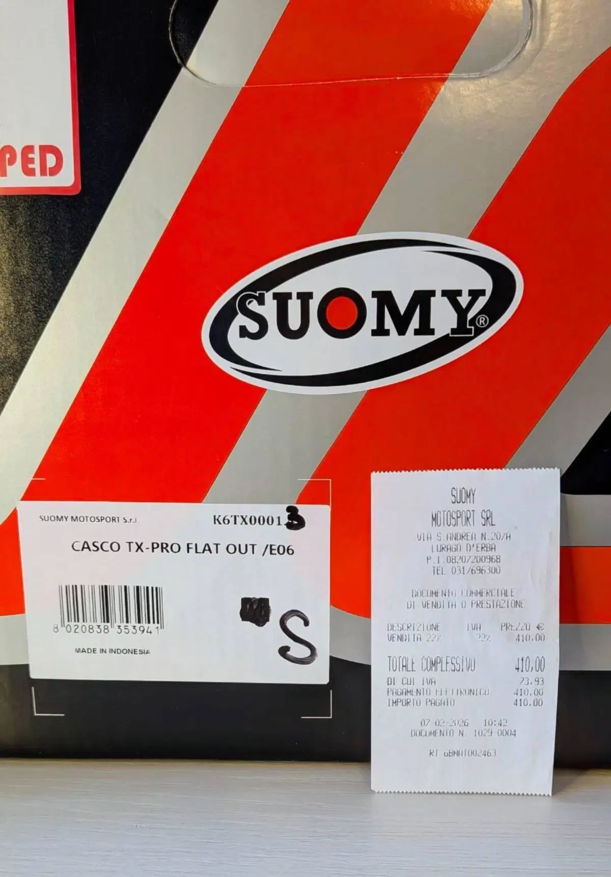Casco integrale Suomy TX-PRO Flat Out in taglia S (13)