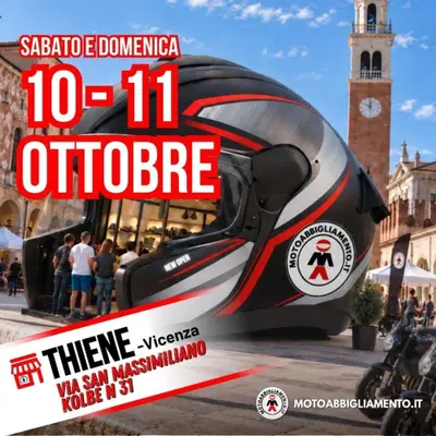 Motoabbigliamento arriva a Thiene: il 10 e 11 ottobre apre il 36° punto vendita