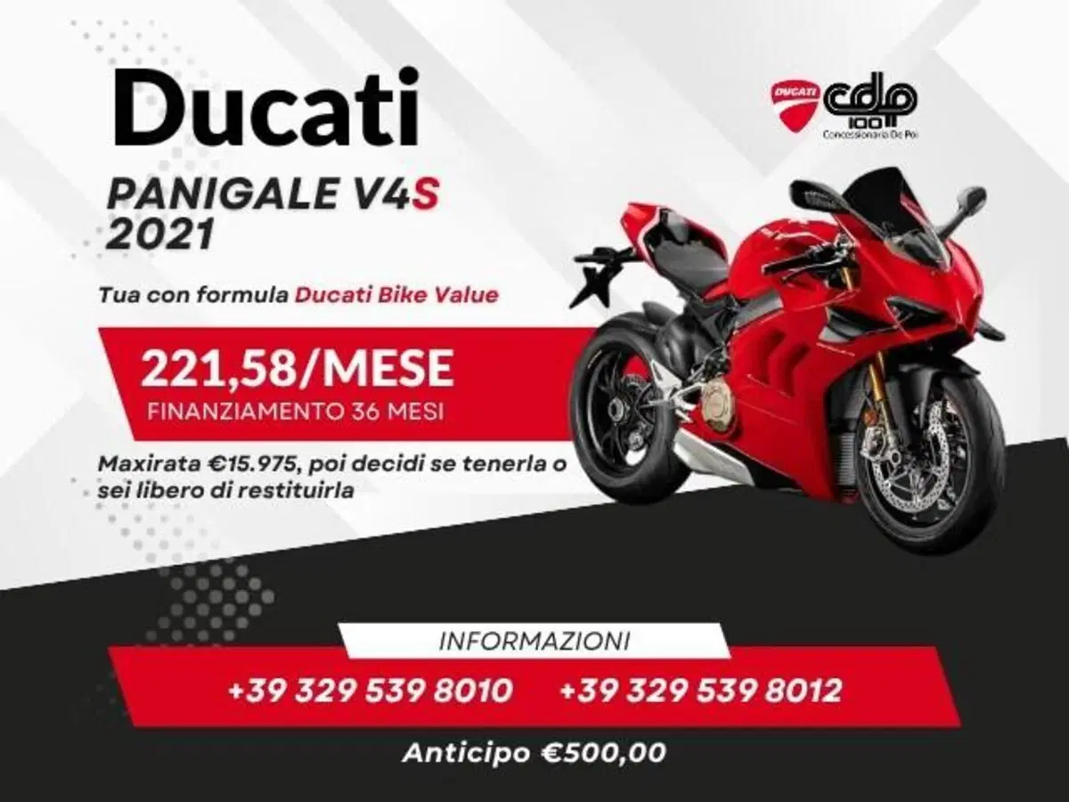 Ducati Panigale V4 S 1100 (2021)